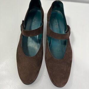 Arche suede brown Mary Janes, EUC Euro size 39/ US 8-8.5